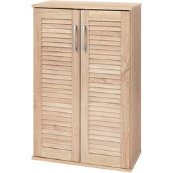 ルーバーシューズラック2点セット 幅60×奥行37×高さ95cm （1台） RSR-1700NA-2S
