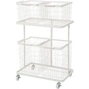 KR-3946WH [ランドリーラック 幅62.5×奥行43×高さ97cm]
