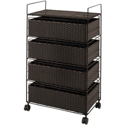 ランドリー 幅50×奥行30×高さ85cm RAN-2436DBR