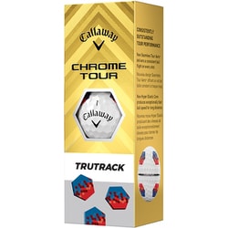 CHROME TOUR TRUTRACK ボール 4ピース ホワイト 2024年モデル [1スリーブ 3球入り]