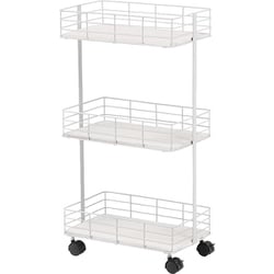 ラック 幅40.5×奥行25×高さ77cm KR-3856WH