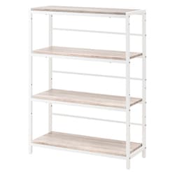 ラック 幅75×奥行30×高さ102cm LCC-4674-WH