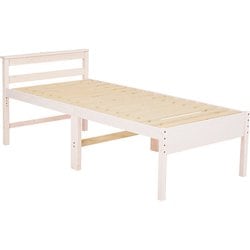 ミドルベッド 幅98×奥行208×高さ82×床面高43.5/48.5/53.5cm MB-5208S-WS