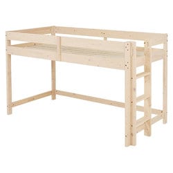 マットレス付ロフトベッド ベッド：幅106.5×奥行208×高さ120×床面高104.5cm/マットレス：幅91×奥行195×高さ4cm WB-7719SWS1180