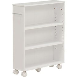 マガジンラック 幅55×奥行16×高さ68cm RCC-1021WH-S