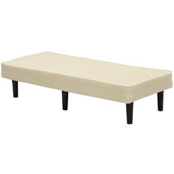 ボンネルコイルマットレスベッド 幅80×奥行180×高さ42cm KMB-3105SSS-WH