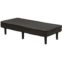 ボンネルコイルマットレスベッド 幅80×奥行180×高さ42cm KMB-3105SSS-BK