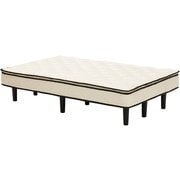 KMB-3108SD-WH [ポケットコイルマットレスベッド 幅120×奥行195×高さ46cm]