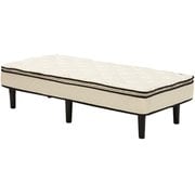 KMB-3108SSS-WH [ポケットコイルマットレスベッド 幅80×奥行180×高さ46cm]