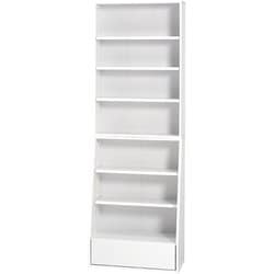 ブックラック 幅60×奥行30×高さ175cm RCC-1906WH-S