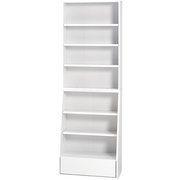 ブックラック 幅60×奥行30×高さ175cm RCC-1906WH-S