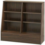ブックラック 幅90×奥行30×高さ85cm RCC-1907BR