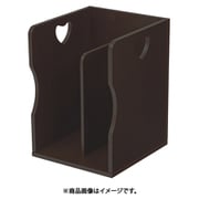 ブックスタンド 4個組 幅24.5×奥行25.5×高さ35cm(1台) MM-6805DBR-S