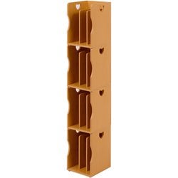 ブックスタンド 4個組 幅24.5×奥行25.5×高さ34.5cm（1台） MM-7205NA-S