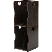 ブックスタンド 2個組 幅24.5×奥行25.5×高さ35cm(1台) MM-6805DBR-S2