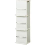 ブックスタンド 幅29.5×奥行25×高さ108cm RBS-1027WH