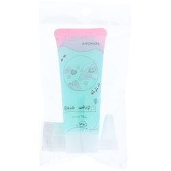 DW-06 G [スイーツデコ デコホイップ クリアラメ ホイップ 50g 1本/絞り口 1個 G グリーン]
