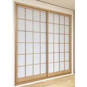 33012 [障子に貼るレース カール柄 幅100cm×丈200cm 2枚入り ホワイト 日本製]