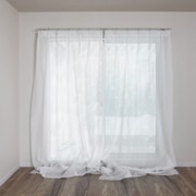34108 [フリーカットレースカーテン アルク 幅100cm×丈250cm ホワイト 2枚組 日本製]