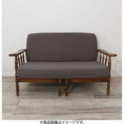 20559 [撥水加工セパレートソファカバー 2人掛け 2枚組 グレー 日本製]