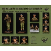 VM35014 1/35 イギリス ドイツ駐留イギリス陸軍ライン軍団 BAOR）戦車兵セット 1960-1970年代 2体＋バスト1体入 [組立式プラスチックモデル]