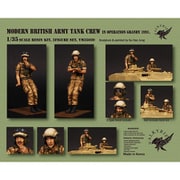 VM35020 1/35 現用 イギリス陸軍戦車兵セット 1991年湾岸戦争グランビー作戦時 2体入 [組立式プラスチックモデル]