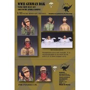 VW35013 1/35 WWII ドイツ・アフリカ軍団戦車兵バストセット バスト2体入 [組立式プラスチックモデル]