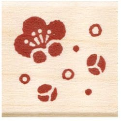 年賀 ワンポイントスタンプ 梅 11024-066