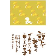 2025年 お年玉付き年賀はがき 金箔 3枚入 NO.10 D10