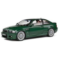 S1806507 1/18 BMW E46 M3 クーペ 2000 グリーン [ダイキャストミニカー]