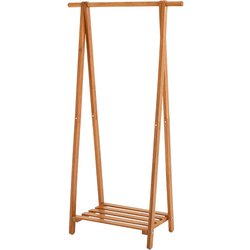 ハンガーラック 幅80×奥行41×高さ150cm MHR-6033LBR