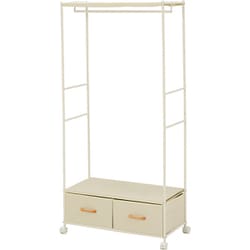 ハンガーラック 幅75×奥行35.5×高さ155cm ブラウン スチールパイプ 引き出し収納 キャスター付き コートハンガー 組立式〔代引不可〕 ハンガーラック 幅75」の人気商品一覧 | 安い商品を通販サイトから探す