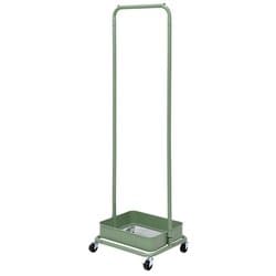 ハンガーラック 幅42×奥行36×高さ152（117）cm KR-3368GR