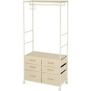 KHR-3136WH [ハンガーラック 幅75×奥行35.5×高さ155cm]