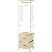 KHR-3186WH [ハンガーラック 幅41.5×奥行40×高さ155cm]