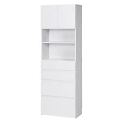ハイタイプすき間収納 幅59×奥行31×高さ180.5cm RCC-1626WS