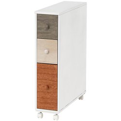 トイレラック 幅16×奥行50×高さ66cm MTR-6453WH