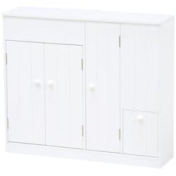 トイレラック 幅60×奥行16×高さ52cm MTR-6118WH