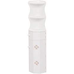 トイレラック 幅16×奥行16×高さ90cm MTR-7005WH