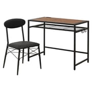 デスクチェアセット デスク:幅90×奥行50×高さ72cm/チェア:幅46×奥行46×高さ76.5×座面高42cm LDC-4658BR