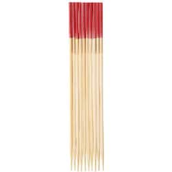 竹製品 飾り串 ピック 9cm 10本組 推し色PICS 2色かんじょう串/天然竹/日本製/金 赤 19014