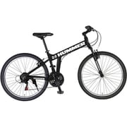 マウンテンバイク 26×2.25インチ 21段変速 AL-MTB2621Fsus ブラック
