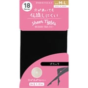 ストッキング 18Dノンラン PS ブラック M-L TE610T090Z61