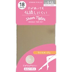 ストッキング 18Dノンラン PS クリアベージュ L-LL TE610T140Z62