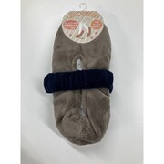 JM068T140Z23 [ルームシューズ バンド付き無地 サンドベージュ 23～25cm]