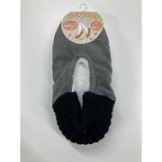 JM069T070Z23 [ルームシューズ バブシュー無地 ライトチャコール 23～25cm]