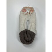 JM069T110Z23 [ルームシューズ バブシュー無地 オフホワイト 23～25cm]