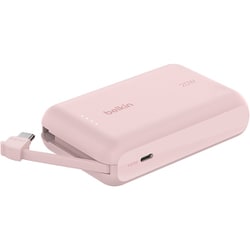 BoostCharge 20W ケーブル内蔵 モバイルバッテリー10000mAh ピンク BPB021FQPK