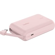 BoostCharge 20W ケーブル内蔵 モバイルバッテリー10000mAh ピンク BPB021FQPK