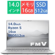 ホームモバイルパソコン FMV/MHシリーズ/14.0型 WUXGA/AMD Ryzen 5 7520U/メモリ 16GB/SSD 512GB/Windows 11 Home/Microsoft 365 Basic+Office Home & Business 2024/ファインシルバー/ヨドバシカメラ限定モデル FMVM55J3SC